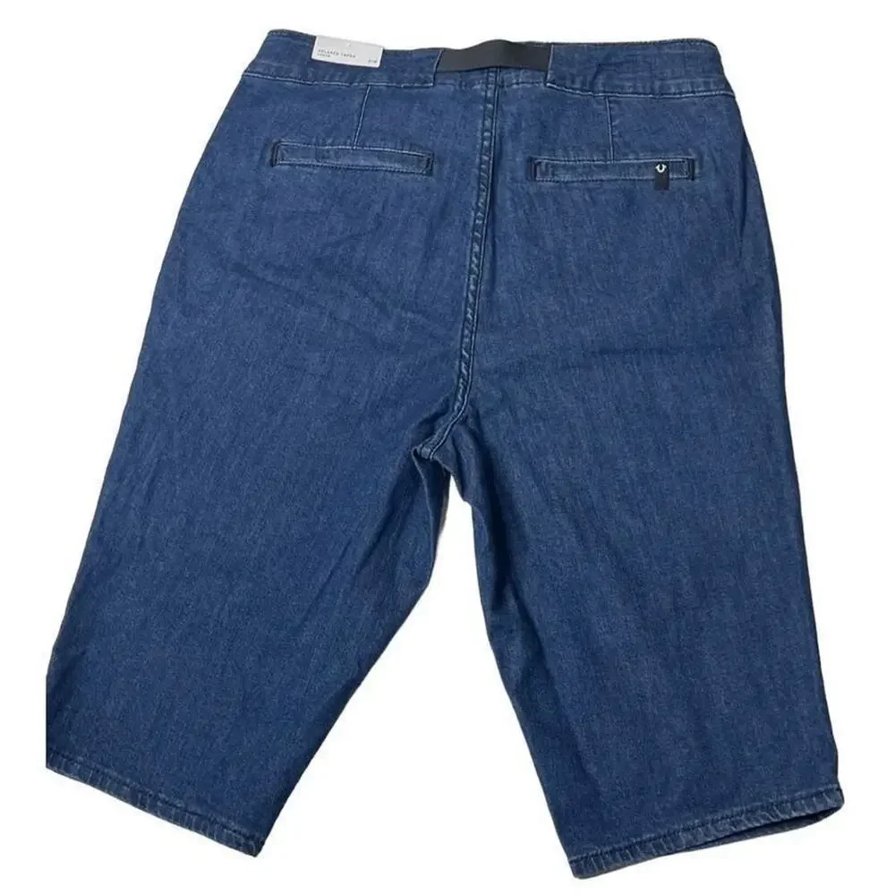 True Religion Mens Relaxed‎ Taper Logan Denim Shorts Pants Size 27 New